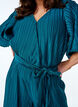 Jumpsuit mit Falten, Bindedetail und weiten Ärmeln, Blau, Model image number 3