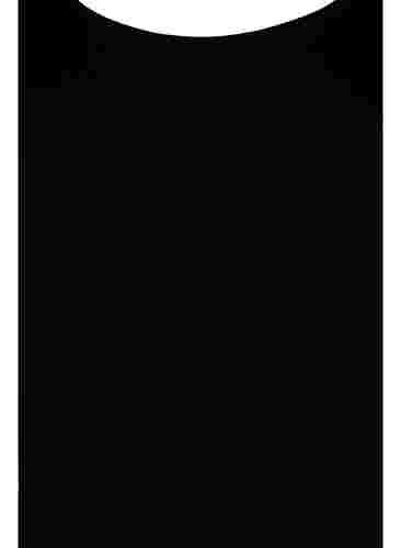 Langarm Viskosebluse mit Spitzendetail, Black, Packshot image number 2