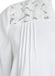 Bluse aus Baumwoll-Musselin mit bestickten Details, Wei&szlig;, Packshot image number 3