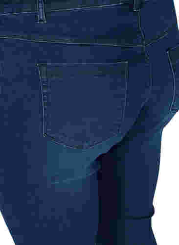 Jeggings aus Baumwollmischung, Dark blue denim, Packshot image number 3