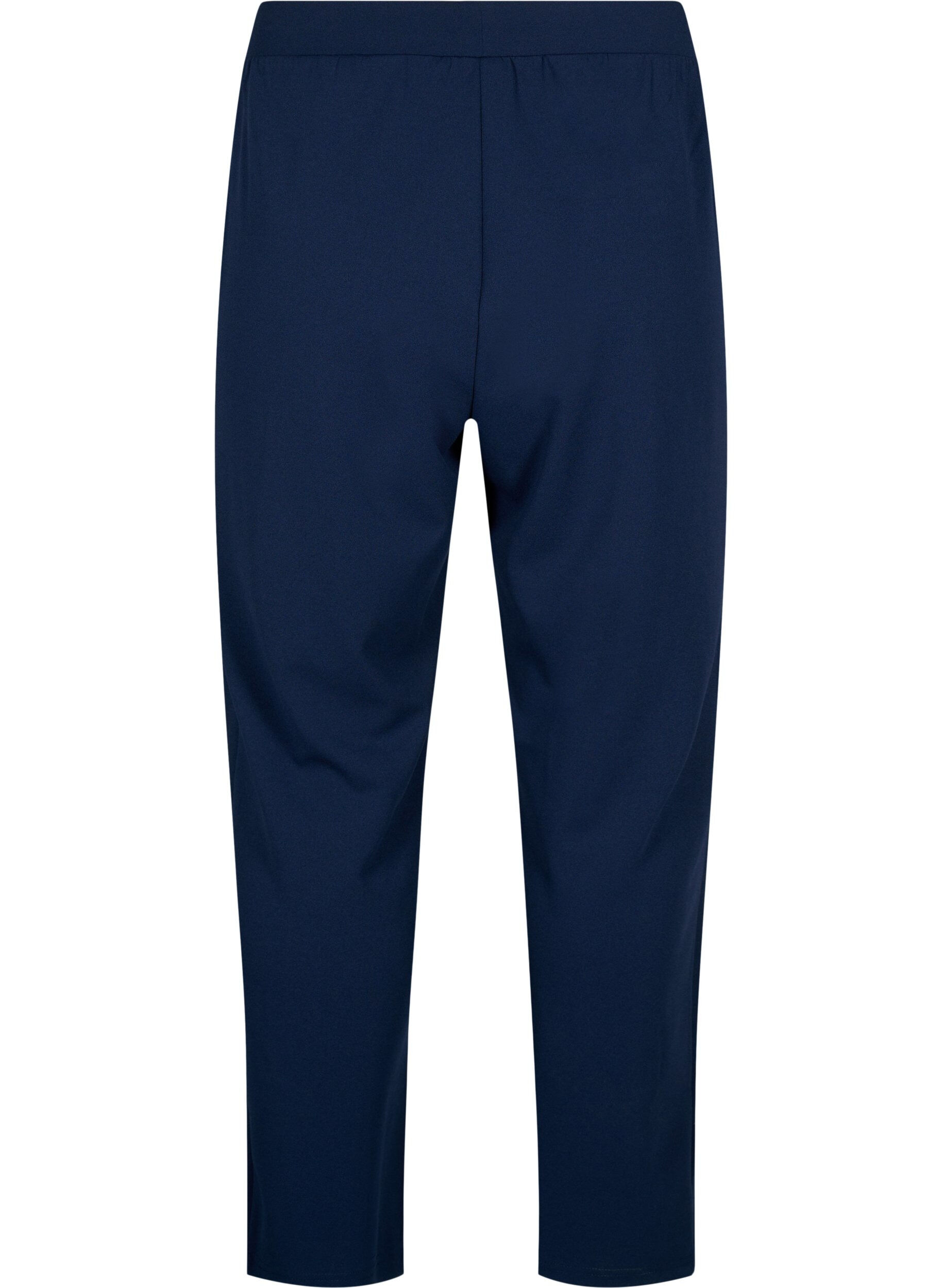 ZizziHose mit gerader Passform, Blau, Packshot image number 1