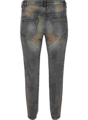 Slim Fit Emily Jeans mit normaler Taillenhöhe, Dark Grey Denim, Packshot image number 1