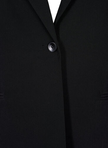 Blazer mit Ein-Knopf-Verschluss, Black, Packshot image number 2
