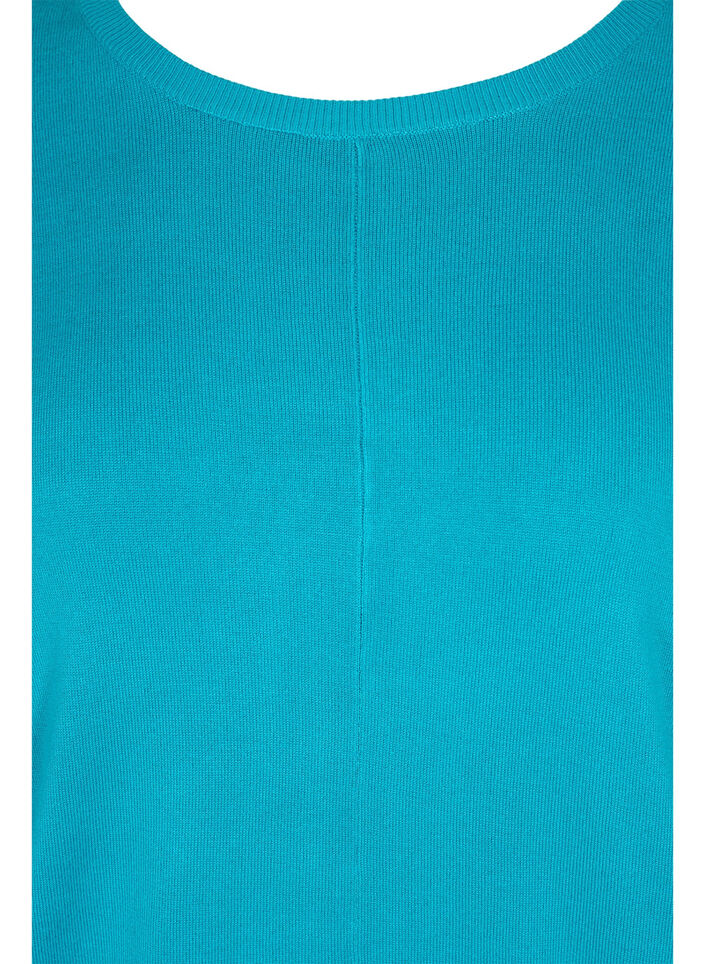 Strick-Tunika aus Viskose-Mischung, Capri Breeze, Packshot image number 2