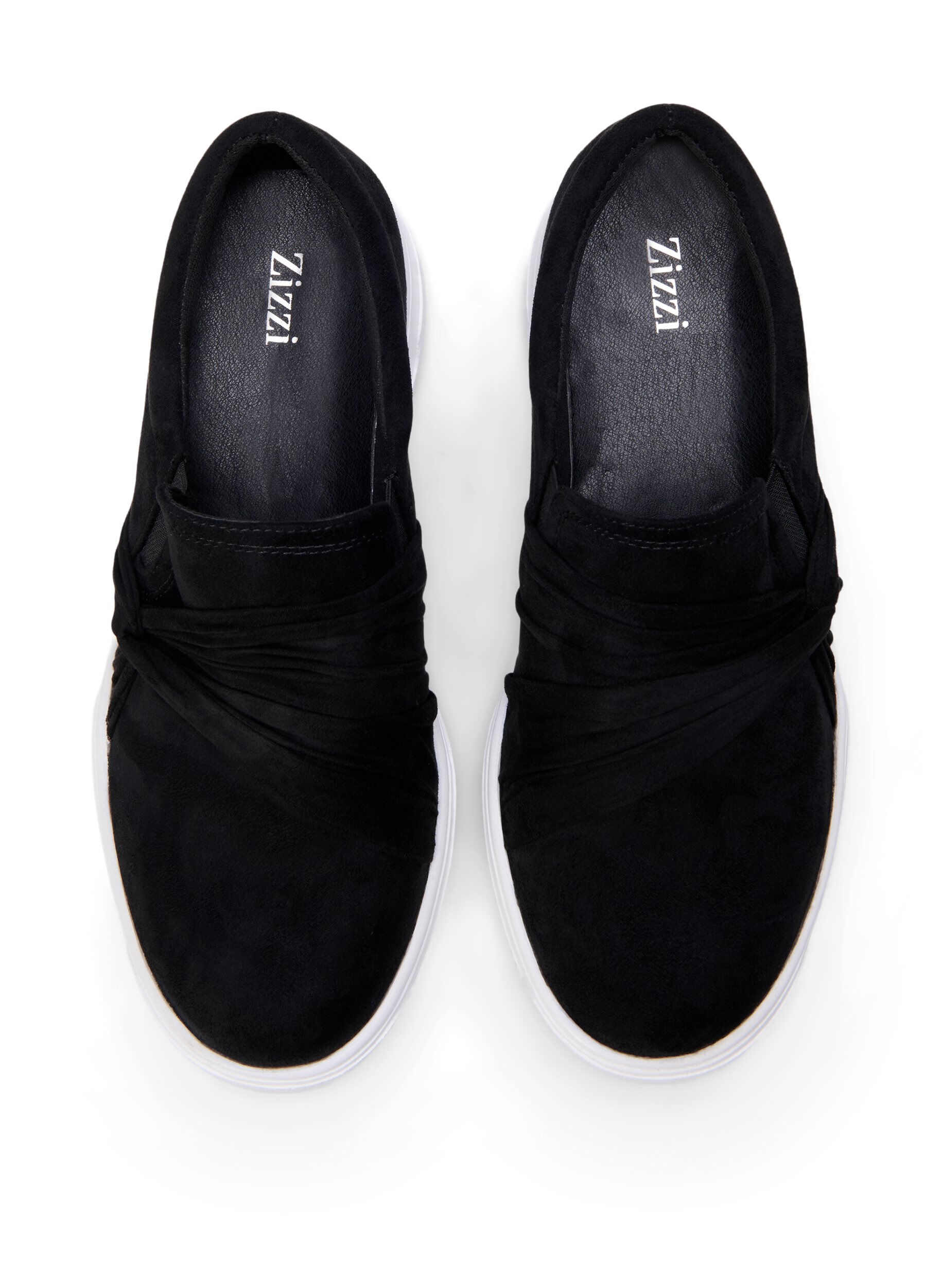 Zizzi Extra-Weite - Slip-On mit Knotendetail, Schwarz, Packshot image number 2