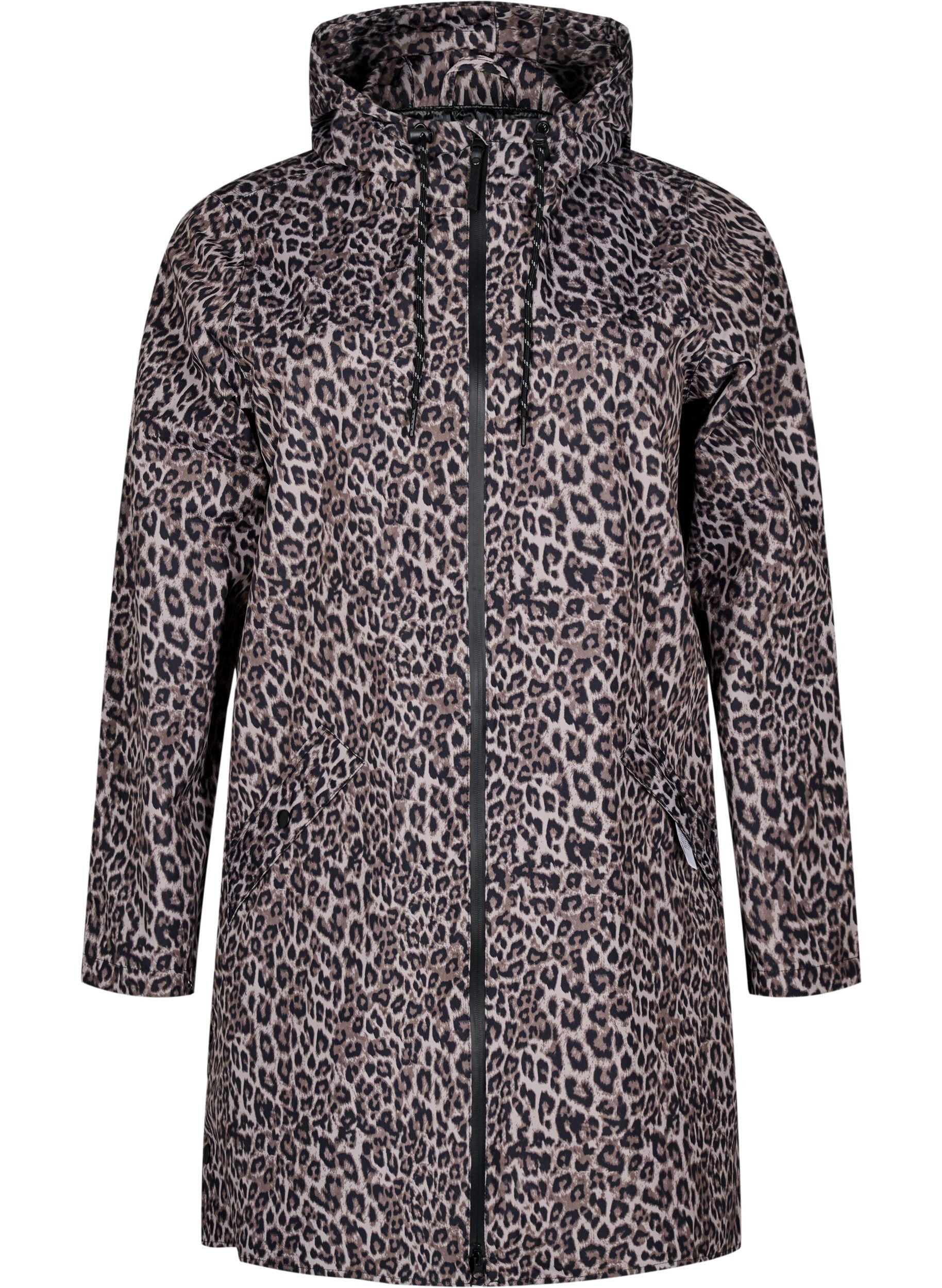 Regenjacke mit Taschen und Kapuze