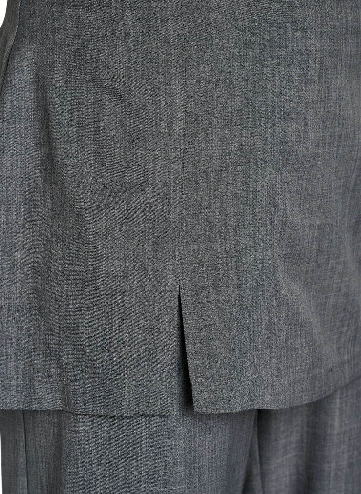 Hose im Straight Fit mit Rock, Grau, Packshot image number 2