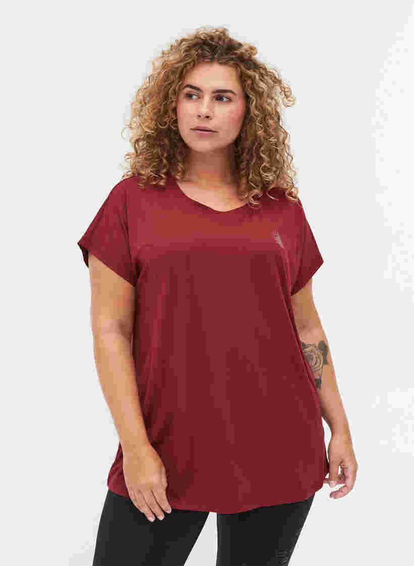 Einfarbiges Trainings-T-Shirt, Port Royal, Model