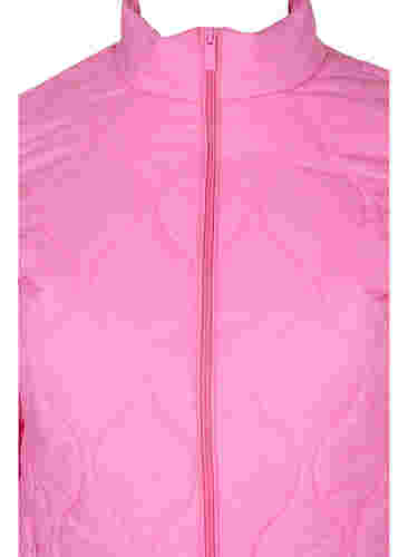 Steppjacke mit Reißverschluss und Taschen, Hot Pink, Packshot image number 2