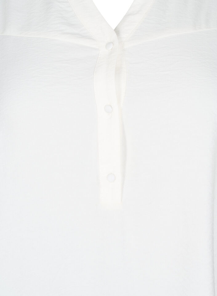 Bluse mit R&uuml;schenkragen, Vanille, Packshot image number 2