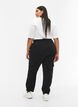 Cropped Cargohose mit verstellbarem Gummizug, Black, Model image number 1