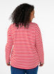 Gestreifte Bluse mit Motiv, Whitew.FlameS.Stripe, Model image number 1