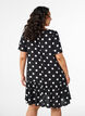 Kleid aus Viskose mit Schnittlinie, Schwarz, Model image number 2