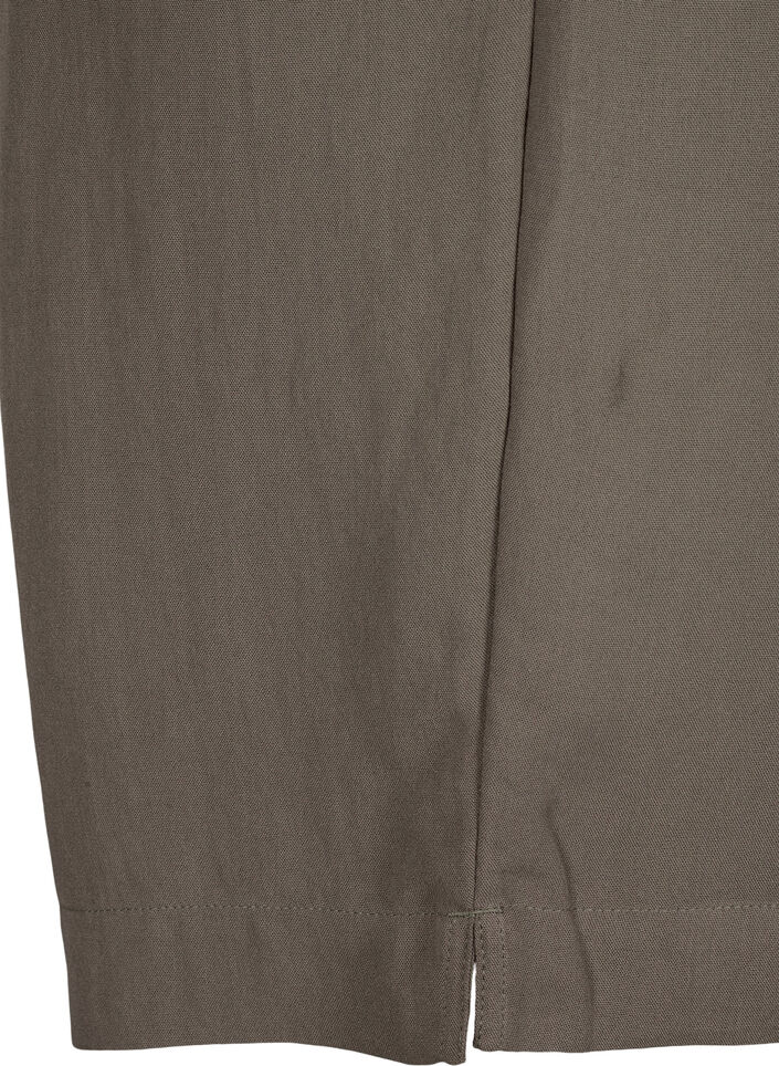 Lockere kurze Hose aus Viskose, Chocolate Chip, Packshot image number 3