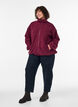 Teddyjacke mit Details aus Lochstickerei und hohem Kragen, Rot, Model image number 1