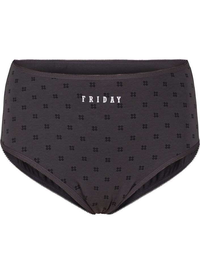 7-pack Hipster-Slips mit normaler Taillenh&ouml;he, Dunkles Bordeaux, Packshot image number 3