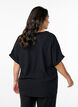 Lockere Bluse mit kurzen &Auml;rmeln, Schwarz, Model image number 2