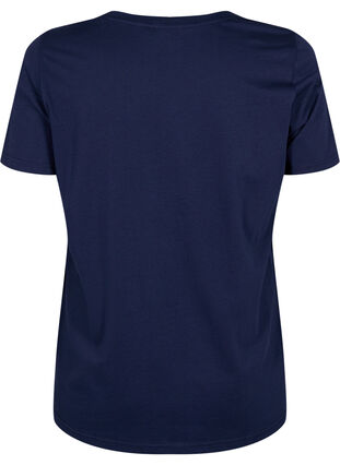 T-Shirt aus Baumwolle mit Textprint, Night Sky W. Las, Packshot image number 1