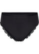 Panty mit Spitze, Black, Packshot image number 0