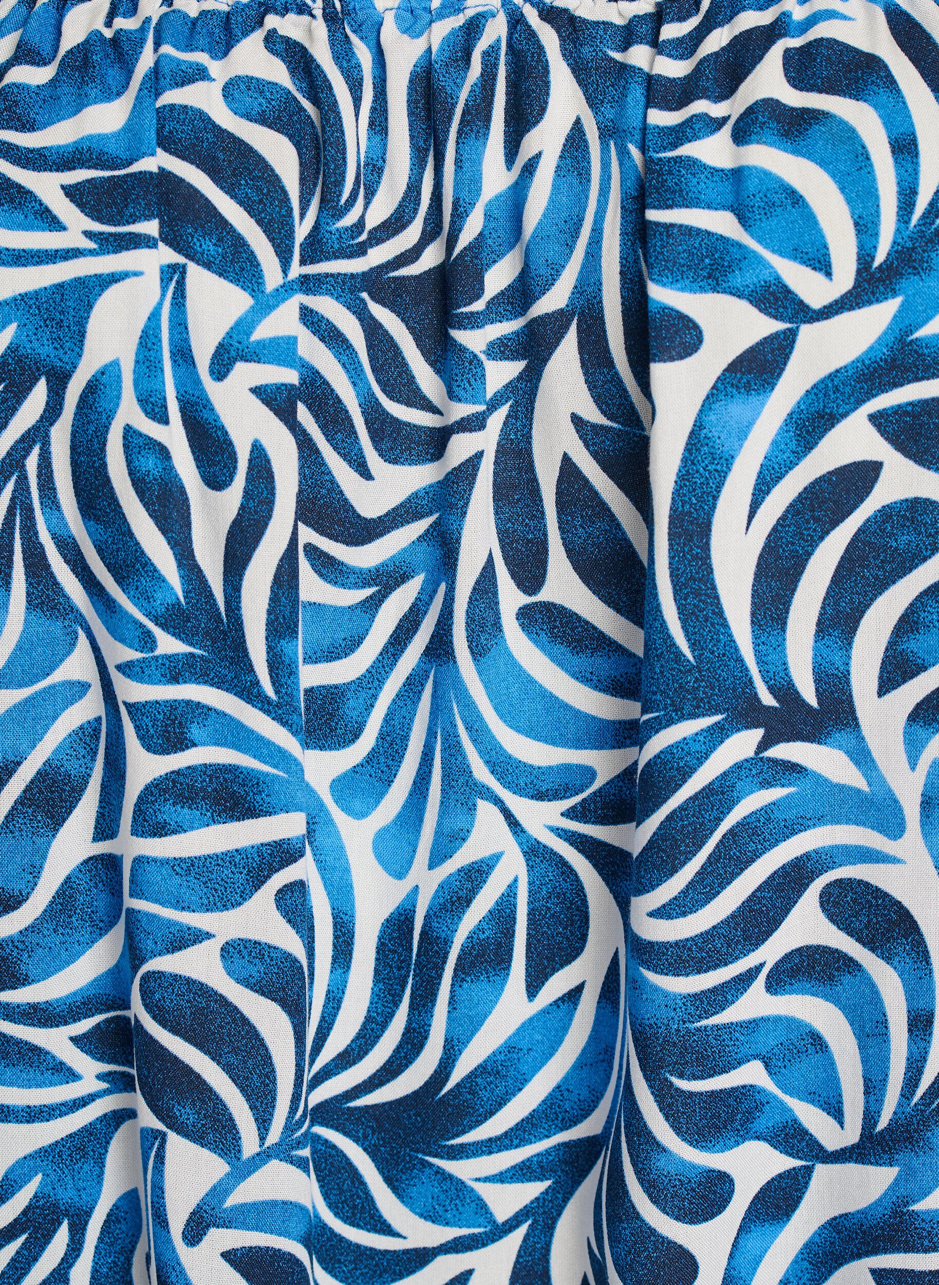 Zizzi Strandkleid aus Viskose mit Print, Blau, Packshot image number 2