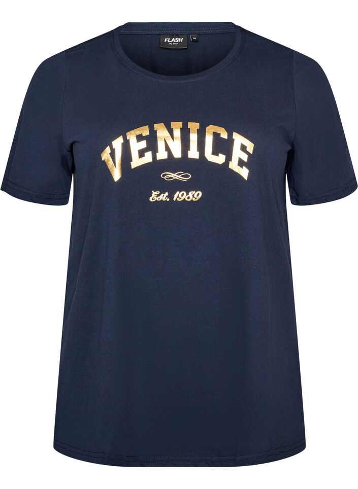 T-Shirt mit Print, 2496, Packshot image number 0