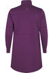 Kurzes Sweatshirtkleid mit Stehkragen und verstellbarer Taille, Deep Purple, Packshot image number 1