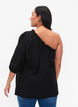 Schulterbluse aus Viskose, Schwarz, Model image number 2