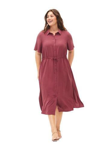 Kurzärmeliges Shirt-Kleid, Renaissance Rose, Model image number 4