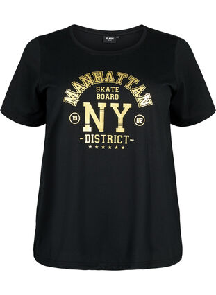 FLASH - T-Shirt mit Motiv, Black Ny, Packshot image number 0