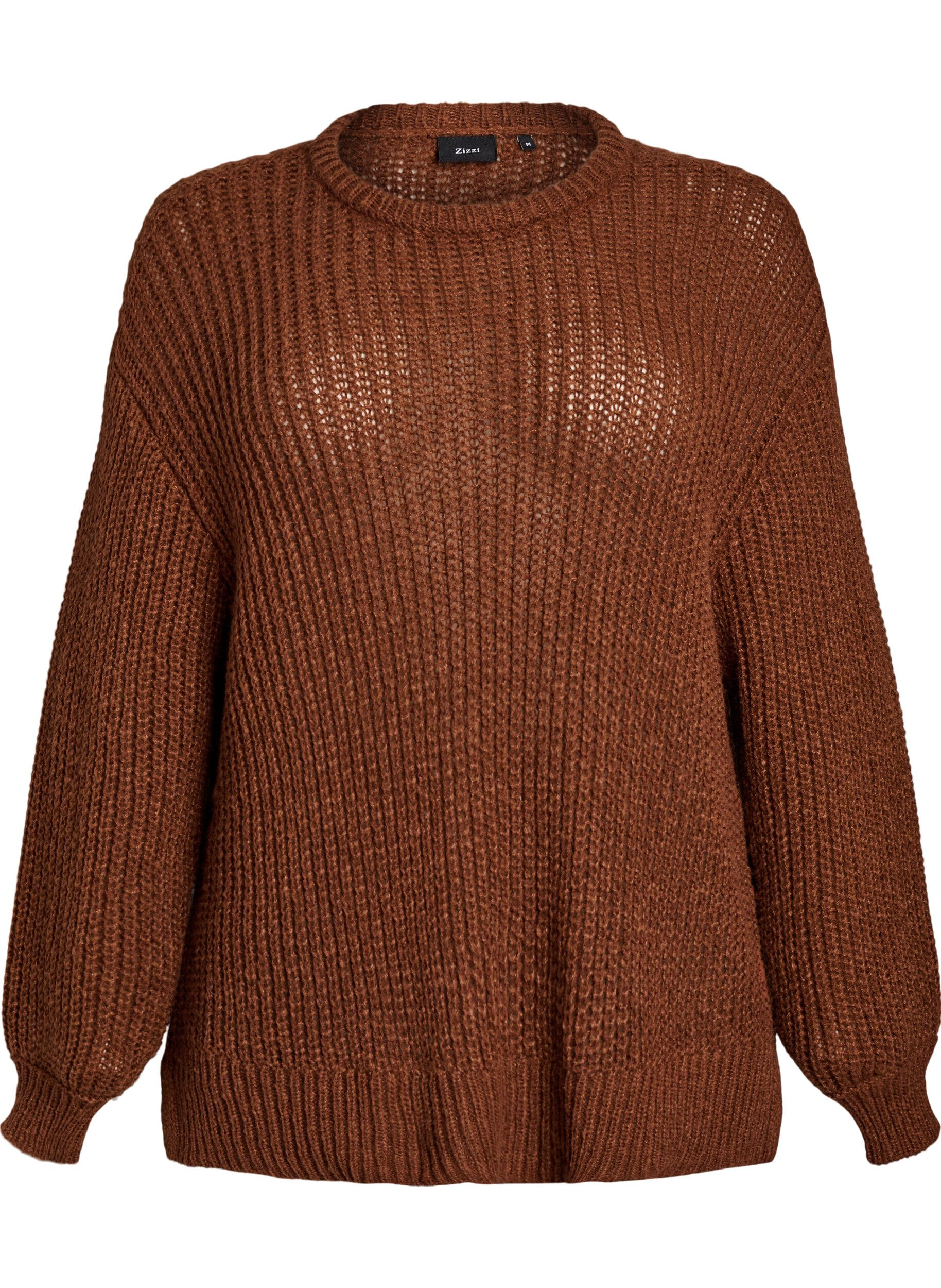 Strickbluse mit Fransen am R&uuml;cken