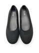 Ballerinas aus fein strukturiertem Stoff, Schwarz, Packshot image number 2