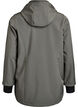 Softshelljacke aus kurzem Schnitt mit abnehmbarer Kapuze, Grau, Packshot image number 1