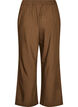 Hose mit Glitzer und weitem Bein, Braun, Packshot image number 1