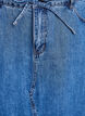Denim-Maxirock mit Bindeg&uuml;rtel, Blau, Packshot image number 2