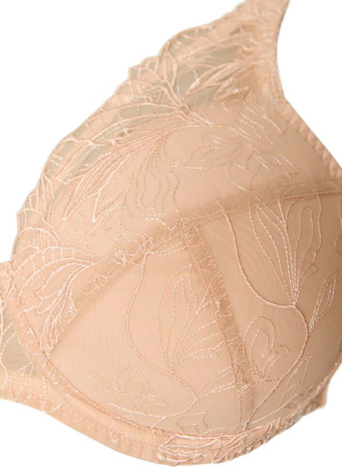 Gepolsterter Spitzen-BH mit B&uuml;gel, Beige, Packshot image number 2