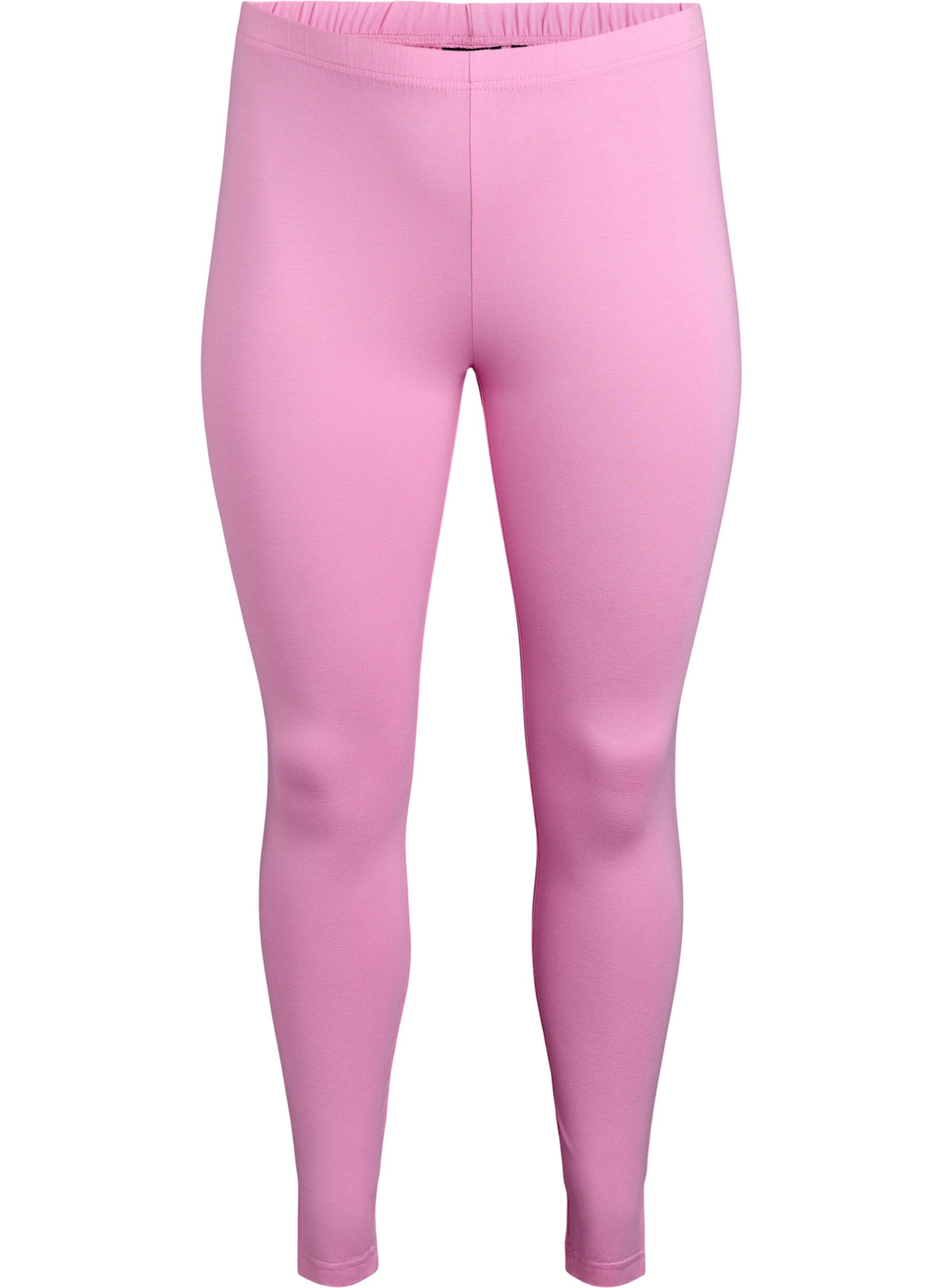 ZizziBasic Leggings aus Viskose, Pink, Packshot image number 0