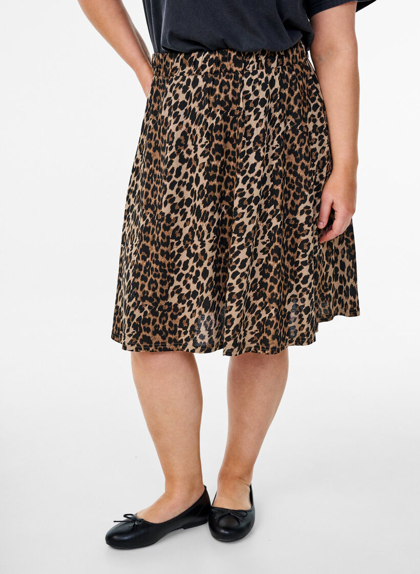 2er-Pack Skaterr&ouml;cke aus Viskose, Schwarz, Model image number 2