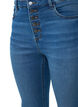 Amy Jeans mit hohem Bund und Knopfverschluss, Blue Denim, Packshot image number 2