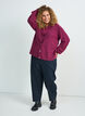 Strickjacke aus weichem Strick mit goldfarbenen Kn&ouml;pfen, Rot, Model image number 1