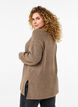 Strickbluse mit Rundhalsausschnitt, Fossil Mel., Model image number 1