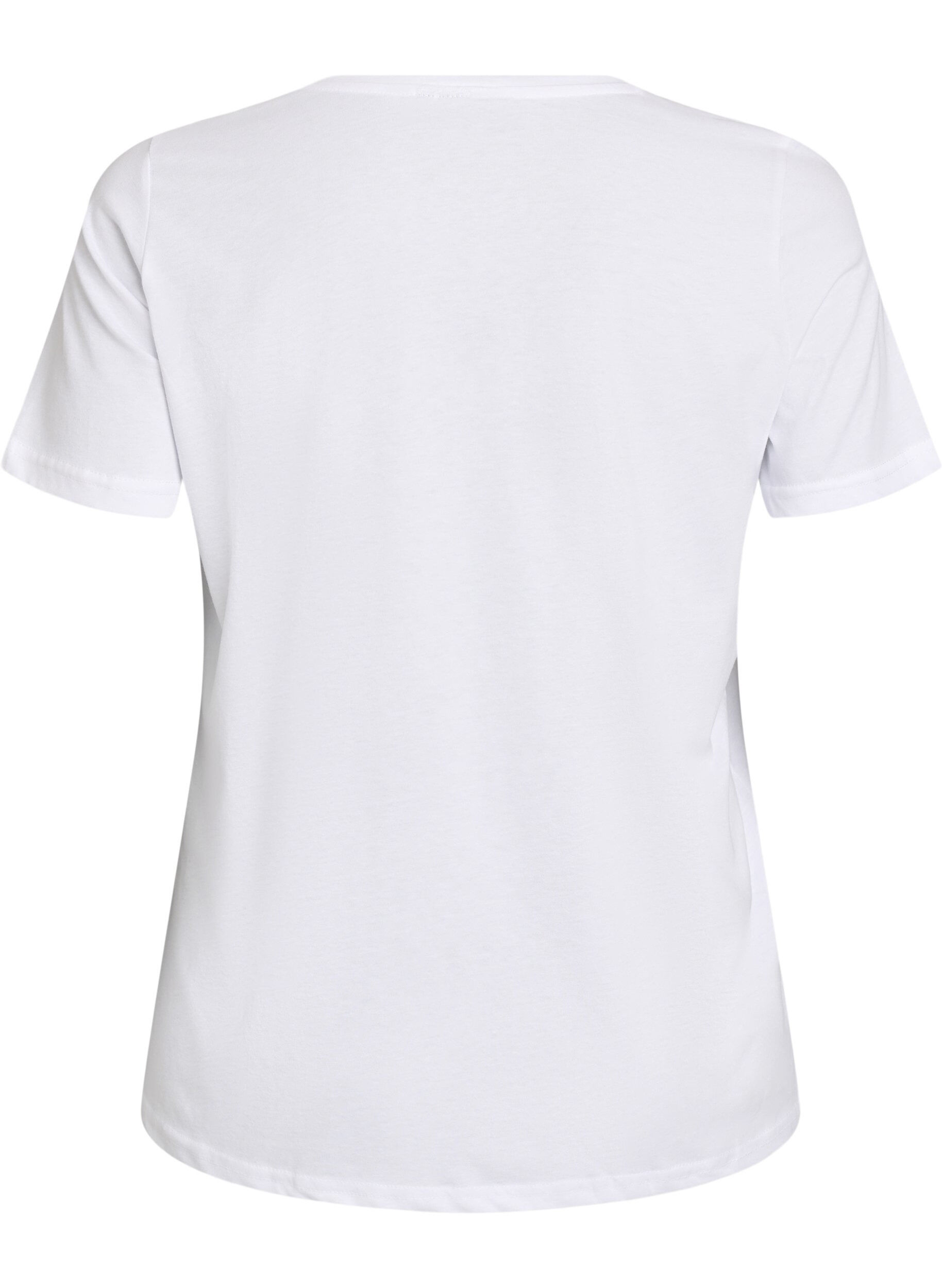 ZizziT-Shirt mit Print, Wei&szlig;, Packshot image number 1