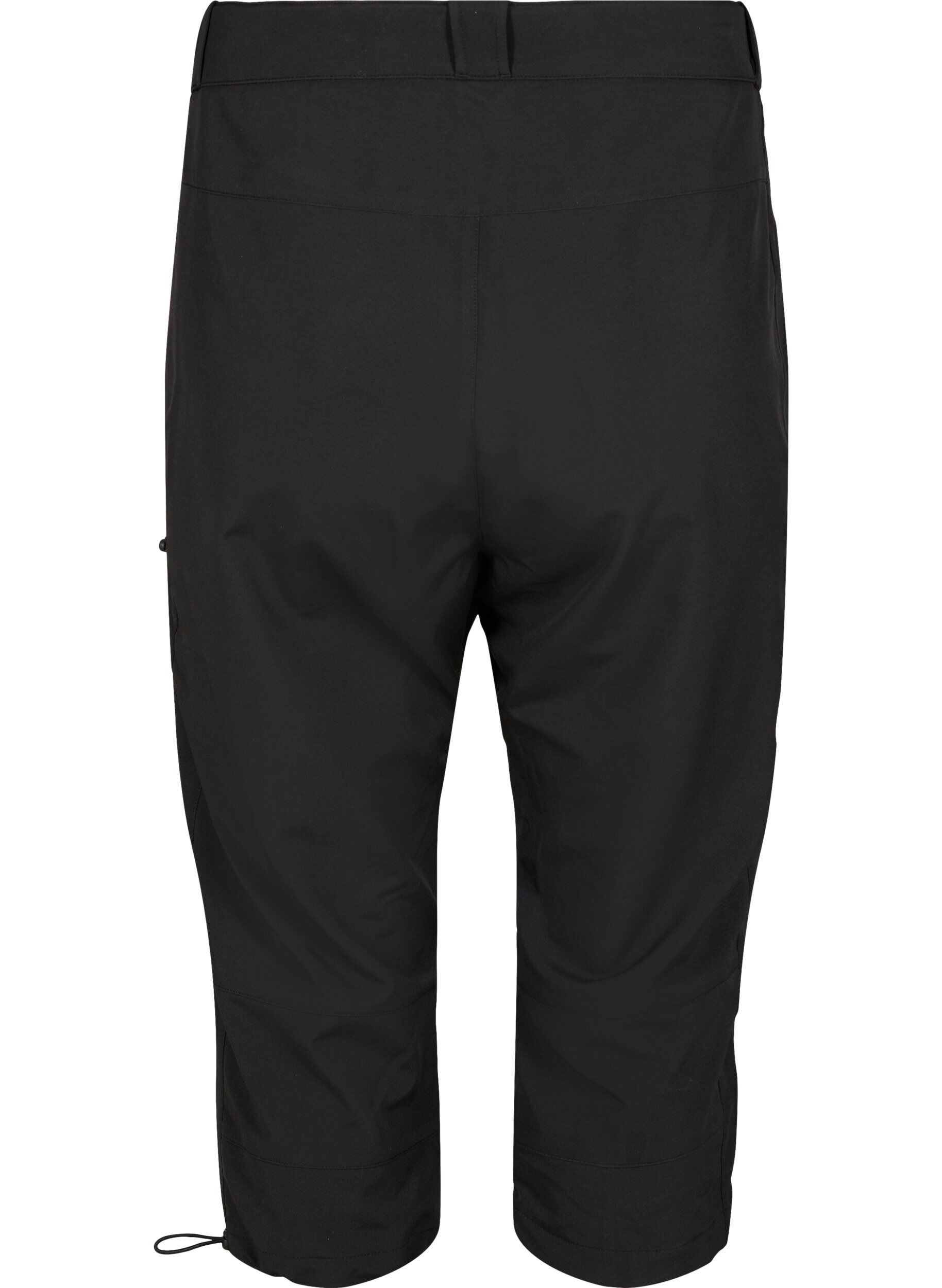 Zizzi Wander-Caprihose mit Taschen, Black, Packshot image number 1