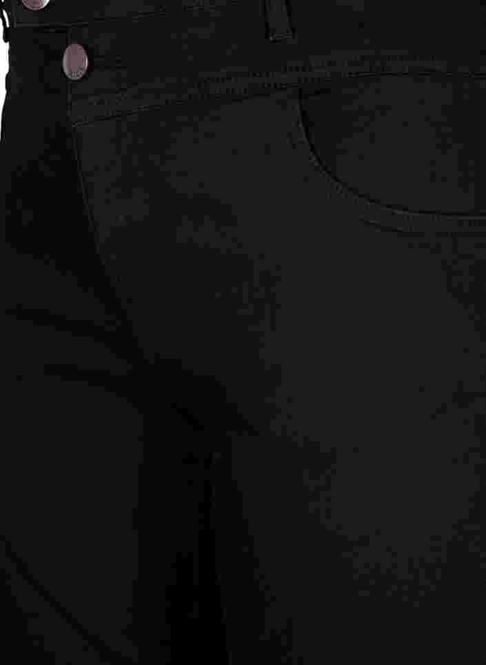 Regular Fit Gemma Jeans mit hoher Taille, Black, Packshot image number 2