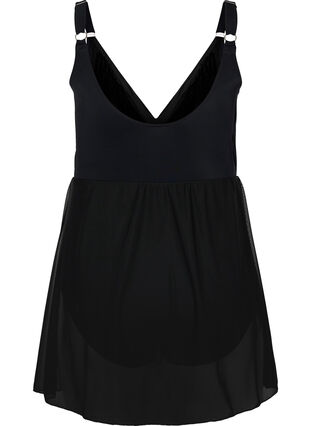 Badekleid mit leichter Wattierung, Black, Packshot image number 1