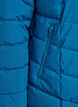 Kurze Steppjacke mit Kapuze, Petrol, Packshot image number 3