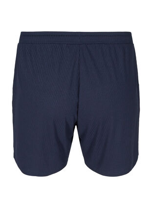 Shorts aus Rippqualität mit Taschen, Navy Blazer, Packshot image number 1