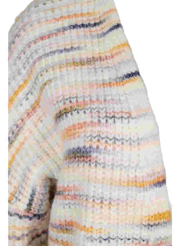 Cardigan aus Melange-Strick mit verkürzten Ärmeln, Multi Color, Packshot image number 2