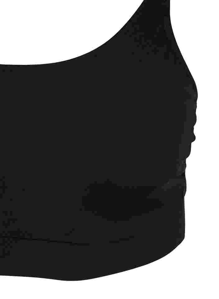 Bikinioberteil mit verstellbaren Trägern, Black, Packshot image number 2