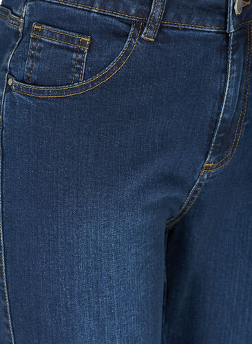 Ellen Bootcut-Jeans mit hoher Taille, Dark Blue, Packshot image number 2