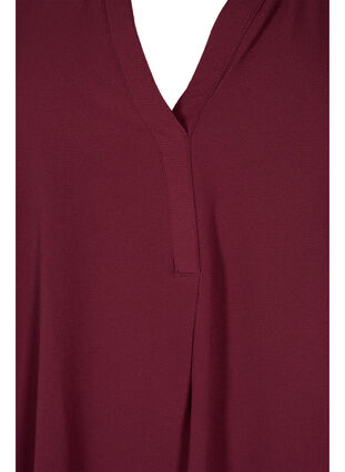 Kurzärmelige Bluse mit V-Ausschnitt, Port Royal, Packshot image number 2